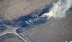 Опубліковане відео знищення колони російських військ під Василівкою