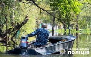 В передмісті Запоріжжя затопило острів (ФОТО)