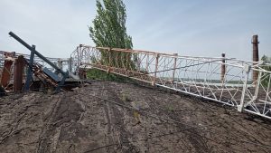 Станція оператора мобільного зв’язку зупинила російську ракету, яка летіла на Запоріжжя (ФОТО)