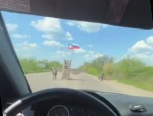 Кадирівець “злив” у мережу “зміцнений” блокпост РФ на Запоріжжі (ВІДЕО)