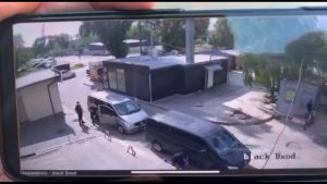 З’явилося відео збройного нападу на азовців у Запоріжжі