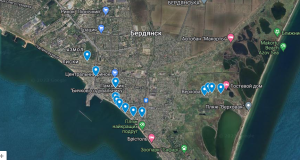 Допомога партизанам: створено карту камер ФСБ у Запорізькій області (ФОТО)