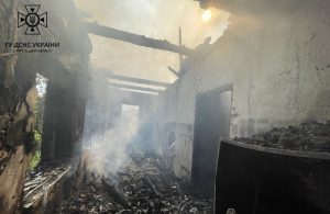 Під Запоріжжям згорів дачний будинок: ймовірно, через влучання блискавки (ФОТО)