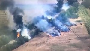 HIMARS знищив колону забезпечення росіян під Токмаком (ВІДЕО, КАРТА)