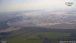 Українські військові з безпілотника зняли Каховське водосховище (ФОТО)