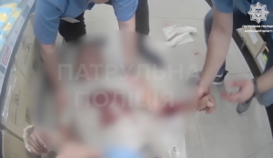 У супермаркеті Запоріжжя чоловік спробував скоїти самогубство (ВІДЕО)