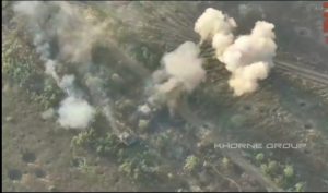 Як танки ЗСУ під ударами “Ланцетів” та ПТУРів розносять  укріпрайон росіян під Новопрокопівкою (ВІДЕО)