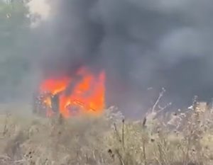 Росіяни показали, як ЗСУ знищили РСЗВ “Смерч” на Пологівщині (ВІДЕО, КАРТА)