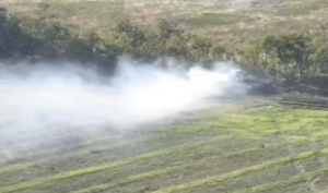 ЗСУ впритул розстріляли працюючий танк росіян на Запорізькому напрямку (ВІДЕО)