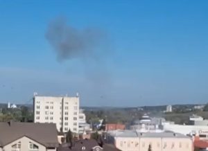 “День міста”: з’явилося перше відео наслідків удару БПЛА по адмінбудівлі Курську