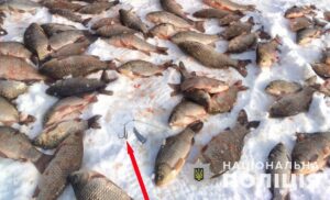 У Запоріжжі біля моста поліція виявила рибалку, який завдав збитків майже на 200 тисяч гривень