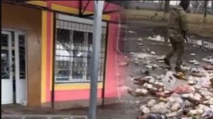Під Мелітополем окупанти влаштували погроми у магазинах: продавчиню знімали на камеру (ВІДЕО)