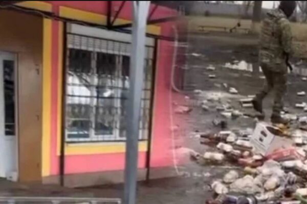 Під Мелітополем окупанти влаштували погроми у магазинах: продавчиню знімали на камеру (ВІДЕО)