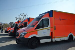 Німецькі волонтери передали до Запоріжжя 4 автівки для військових медиків