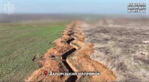 «Будуємо фортецю»: на відео показали масштаб укріплень на Запоріжжі