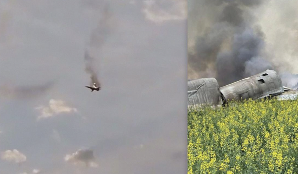 Українці вперше знищили російський бомбардувальник Ту-22М3 (ВІДЕО)