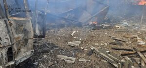 У результаті ворожого обстрілу по Запорізькій області виникло 3 пожежі