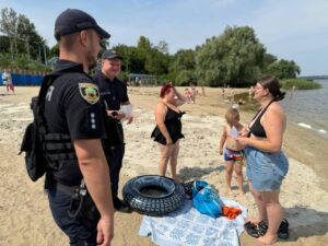 У Запоріжжі провели рейди пляжами міста (ФОТО)