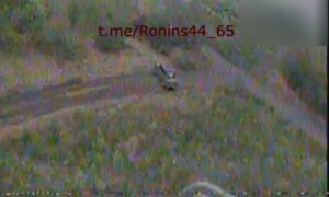 “Роніни” показали кадри гонитви за автотехнікою росіян на Запорізькому напрямку (ВІДЕО)