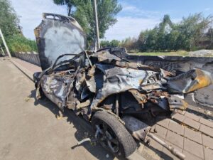 Екоінспектори показали наслідки обстрілу підприємства у Вільнянську (ФОТО)