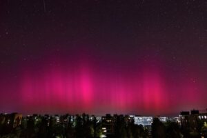 Вночі над Запоріжжям знову помітили північне сяйво (ФОТО)