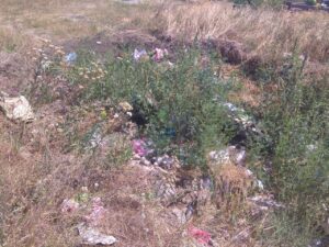 У Запоріжжі виявили сміттєзвалище біля кладовища