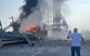 Як виглядає Київська ГЕС після ракетної атаки (ВІДЕО)