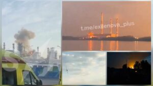 Пекельна ніч у Москві та в росії: уражено НПЗ та ГРЕС (ВІДЕО)
