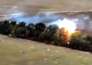 “Дракаріс”: FPV-дрон ЗСУ випалює лісосмугу з росіянами термітом на Запоріжжі (ВІДЕО)