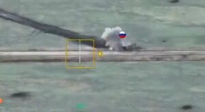 Опубліковано відео зустрічного танкового бою 36-ї бригади морпіхів з росіянами на Курщині