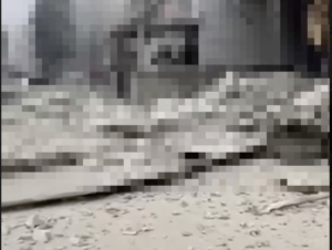 Опубліковано відео з місця потужного “прильоту” в Запоріжжі