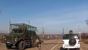 Россияне устроили провокацию с обстрелом миссии МАГАТЭ перед Каменским (ФОТО, ВИДЕО)