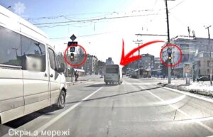 В Запорожье двое водителей маршруток нарушили ПДД на одном перекрестке: их разыскали патрульные