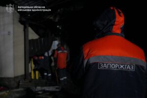 Под Запорожьем из-за боевых действий перебит газопровод (ФОТО)