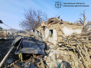 В течение суток оккупанты нанесли 400 ударов по 13 населенным пунктам Запорожской области