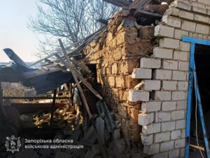 Оккупанты нанесли более 300 ударов по 10 населенным пунктам Запорожской области