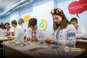 У Запоріжжі ще одна школа запрацювала офлайн після оновлення укриття (ФОТО)