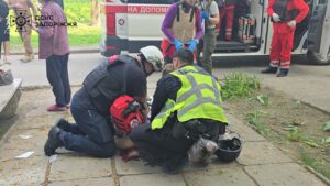 Стало відомо, в якому стані поранені після удару по Запоріжжю
