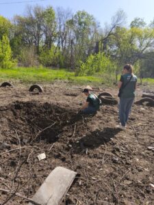 Екоінспектори показали наслідки ударів по Запоріжжю 24 квітня