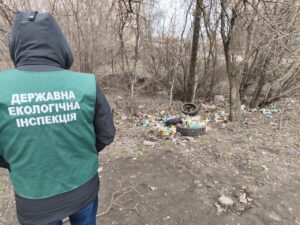У Запоріжжі виявили звалище з комунальними відходами й покришками (ФОТО)