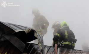 Вогонь біля дитячої кімнати: двох хлопчиків евакуювали у Запоріжжі (ФОТО)