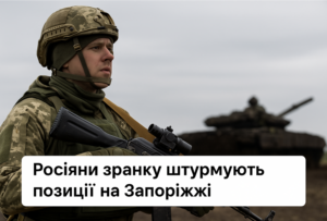 Росіяни з ранку штурмують позиції на Запоріжжі: “перемир’я” Путіна в дії
