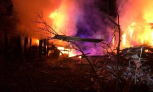 Нічна атака могла обернутися масовим вибухом у Запоріжжі (ФОТО)
