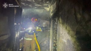 У Запоріжжі горіла квартира в багатоповерхівці — одна людина постраждала