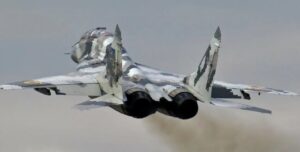 МІГ-29 знищив черговий ПУ БПЛА росіян на Запорізькому напрямку (ВІДЕО)