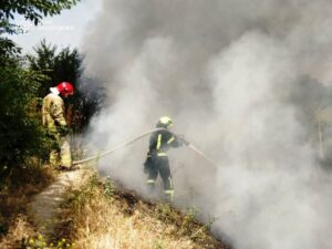 У Запоріжжі рятувальники ліквідували пожежу на площі 3 га