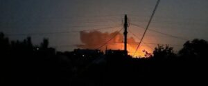 Після атаки дронів Мелітополь залишився без світла (ВІДЕО)
