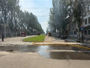 Як зараз виглядає місце удару Шахедів у Запоріжжі (ВІДЕО, ФОТО)