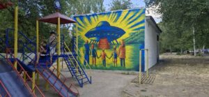 Локацію впізнає кожен: у Запоріжжі з’явився мурал, присвячений окупованій Василівці (ФОТО, ВІДЕО)