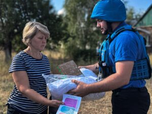Команду волонтерів на Запоріжжі атакував ворожий дрон (ФОТО)